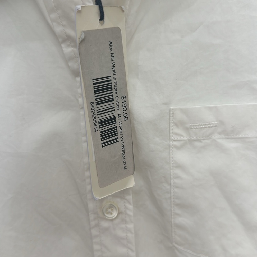 Alex Mill Wyatt Shirt‎ NWT SIZE MEDIUM - Picture 5 of 8